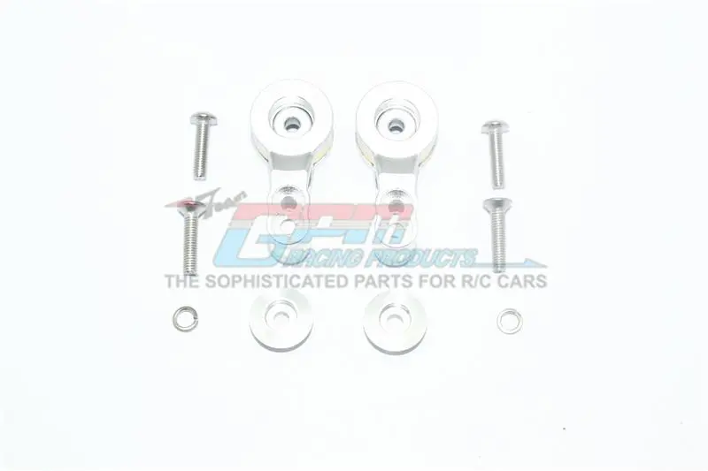 Traxxas E-Revo 2.0 Vxl Brushless (86086-4) Aluminum 25T Servo Horn With Built-In Spring - 2Pc Set Silver 1