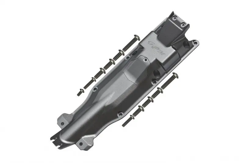 Traxxas E-Revo 2.0 Vxl Brushless (86086-4) Aluminum 3D Skid Plate For Middle Of Chassis - 1 Set Silver 1