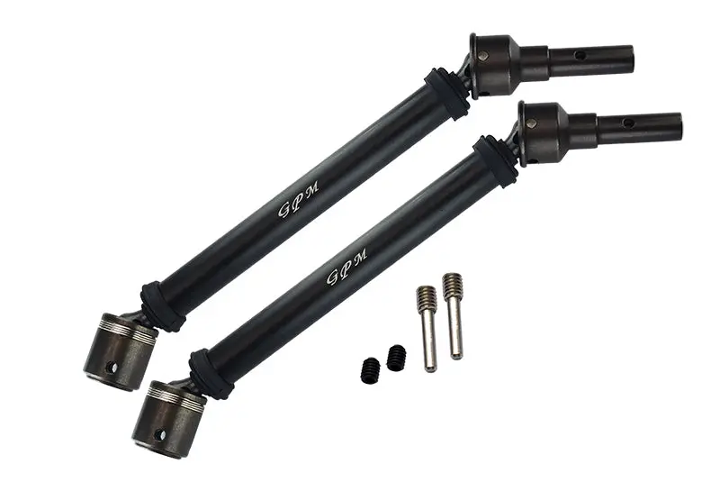 Traxxas E-Revo 2.0 Vxl Brushless (86086-4) Aluminum Body & Steel Joint Adjustable Front / Rear Cvd Shaft - 1Pr Set Black 1