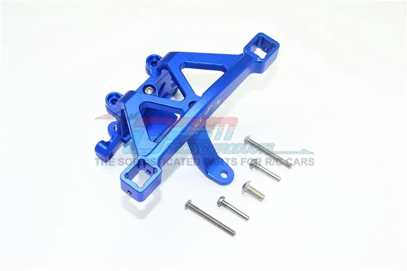 Traxxas E-Revo 2.0 Vxl Brushless (86086-4) Aluminum Front Body Mount - 1 Set Blue 1