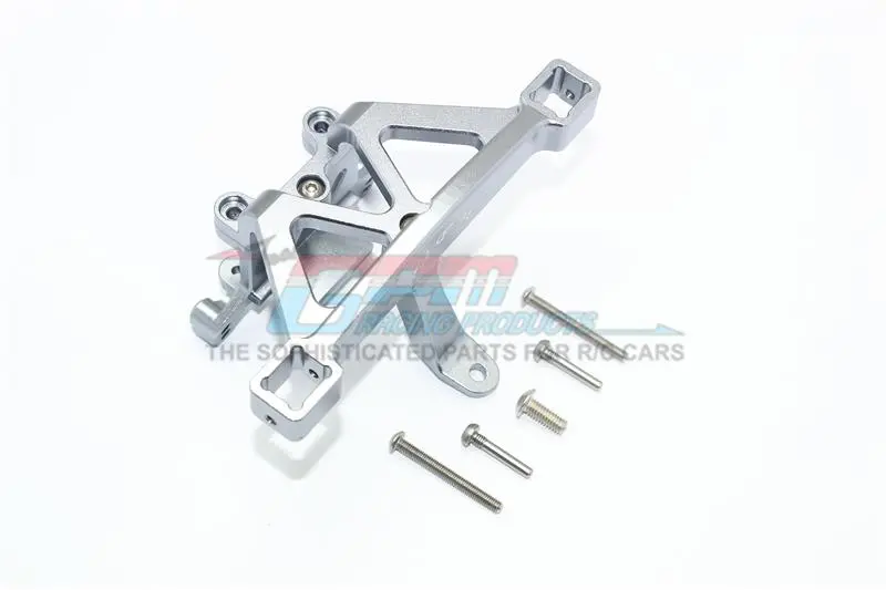 Traxxas E-Revo 2.0 Vxl Brushless (86086-4) Aluminum Front Body Mount - 1 Set Gray Silver 1