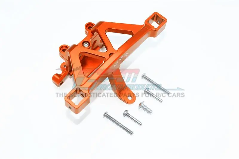 Traxxas E-Revo 2.0 Vxl Brushless (86086-4) Aluminum Front Body Mount - 1 Set Orange 1