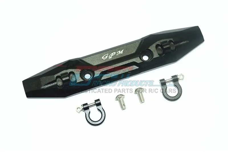Traxxas E-Revo 2.0 Vxl Brushless (86086-4) Aluminum Front Bumper With D-Rings - 1 Set Black 1