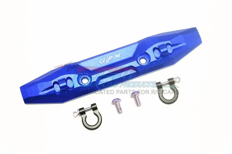 Traxxas E-Revo 2.0 Vxl Brushless (86086-4) Aluminum Front Bumper With D-Rings - 1 Set Blue 1