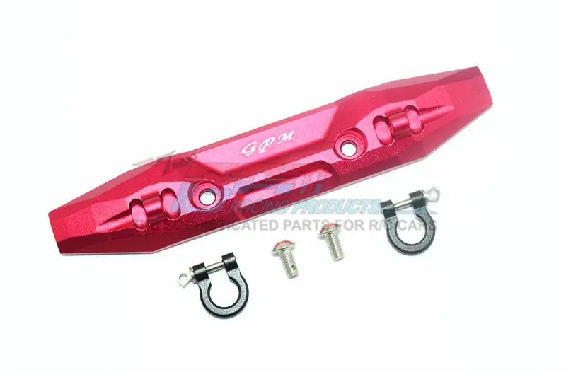 Traxxas E-Revo 2.0 Vxl Brushless (86086-4) Aluminum Front Bumper With D-Rings - 1 Set Red 1