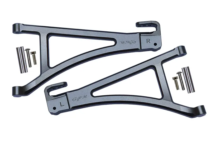 Traxxas E-Revo 2.0 Vxl Brushless (86086-4) Aluminum Front Lower Suspension Arm - 1Pr Set Gray Silver 1