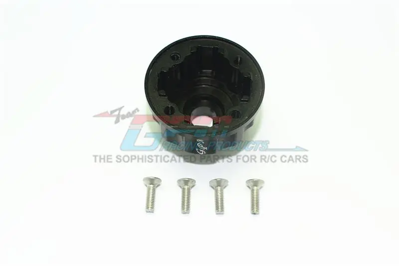 Traxxas E-Revo 2.0 Vxl Brushless (86086-4) Aluminum Front Or Rear Diff Case - 1Pc Set Black 1