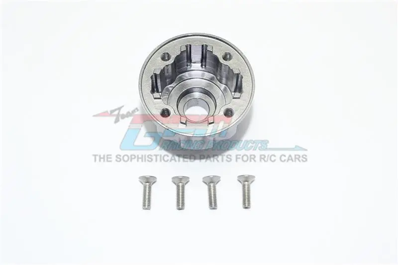 Traxxas E-Revo 2.0 Vxl Brushless (86086-4) Aluminum Front Or Rear Diff Case - 1Pc Set Gray Silver 1