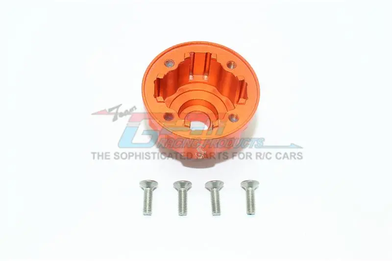 Traxxas E-Revo 2.0 Vxl Brushless (86086-4) Aluminum Front Or Rear Diff Case - 1Pc Set Orange 1