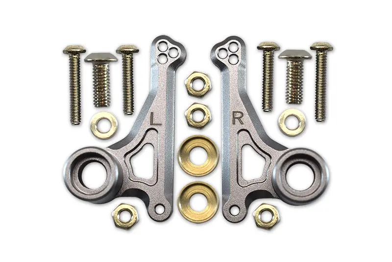 Traxxas E-Revo 2.0 Vxl Brushless (86086-4) Aluminum Front Rocker Arm Set - 1Pr Set Gray Silver 1