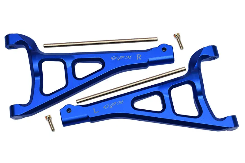 Traxxas E-Revo 2.0 Vxl Brushless (86086-4) Aluminum Front Upper Suspension Arm - 1Pr Set Blue 1