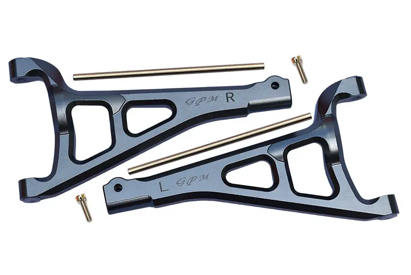 Traxxas E-Revo 2.0 Vxl Brushless (86086-4) Aluminum Front Upper Suspension Arm - 1Pr Set Gray Silver 1