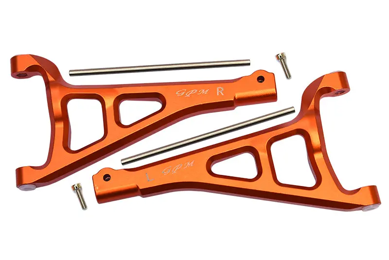 Traxxas E-Revo 2.0 Vxl Brushless (86086-4) Aluminum Front Upper Suspension Arm - 1Pr Set Orange 1