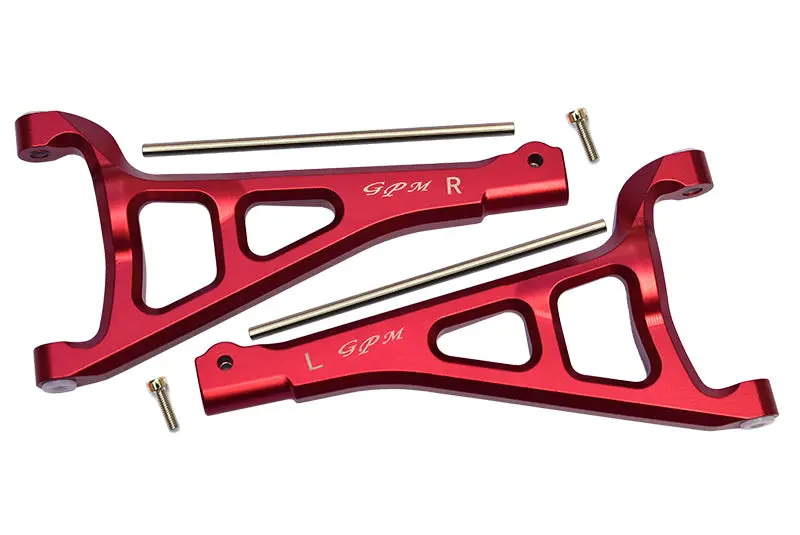Traxxas E-Revo 2.0 Vxl Brushless (86086-4) Aluminum Front Upper Suspension Arm - 1Pr Set Red 1