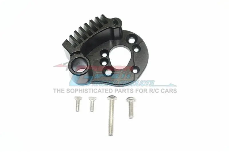 Traxxas E-Revo 2.0 Vxl Brushless (86086-4) Aluminum Motor Mount With Heat Sink Fins - 1Pc Set Black 1