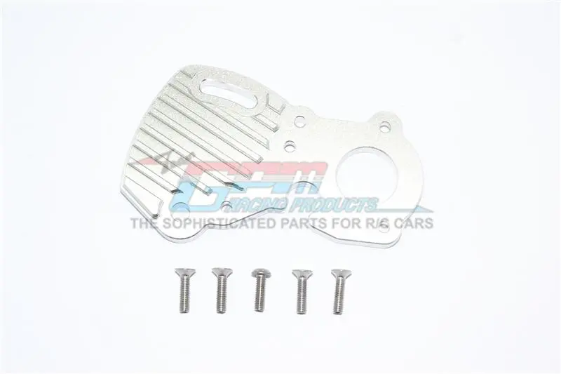 Traxxas E-Revo 2.0 Vxl Brushless (86086-4) Aluminum Motor Plate With Heat Sink Fins - 1Pc Set Silver 1
