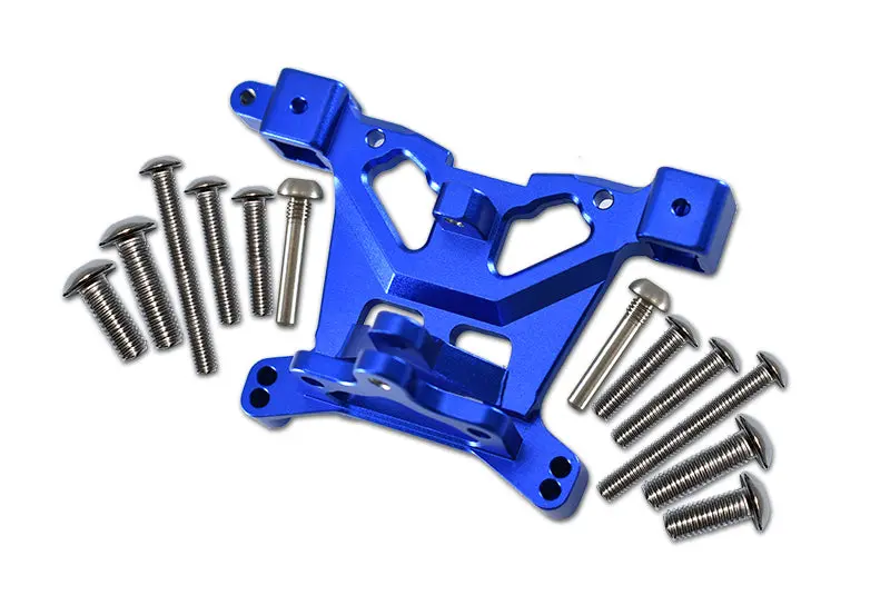Traxxas E-Revo 2.0 Vxl Brushless (86086-4) Aluminum Rear Body Post Mount - 1Pc Set Blue 1