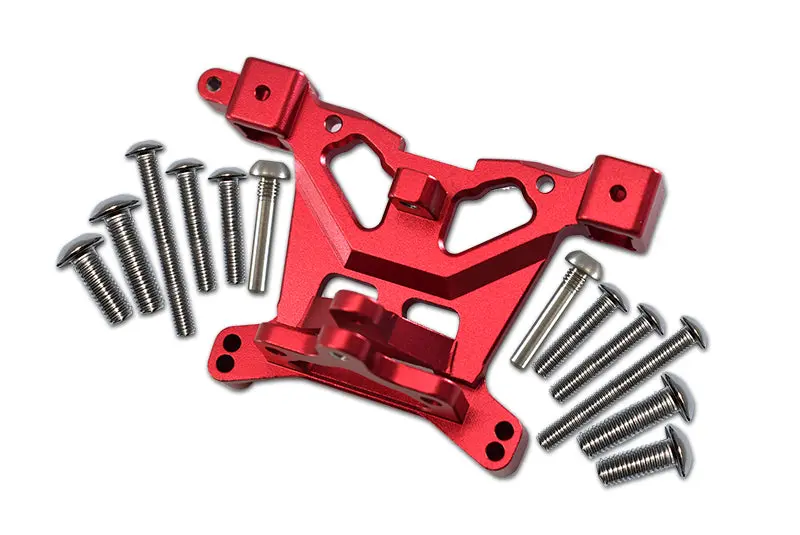 Traxxas E-Revo 2.0 Vxl Brushless (86086-4) Aluminum Rear Body Post Mount - 1Pc Set Red 1