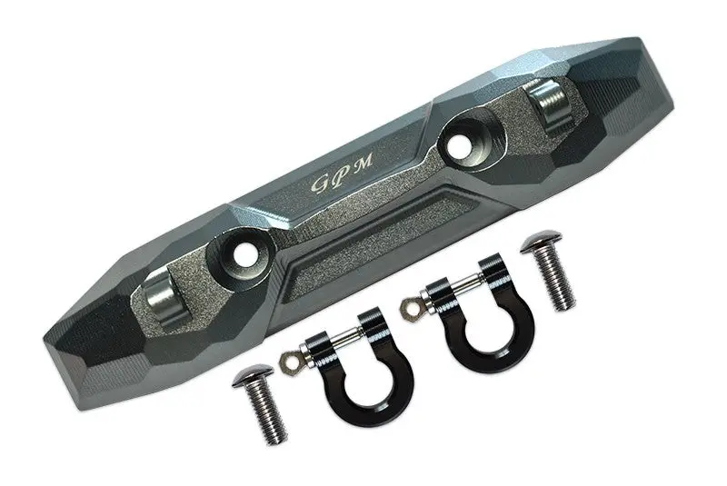 Traxxas E-Revo 2.0 Vxl Brushless (86086-4) Aluminum Rear Bumper With D-Rings -1 Set Gray Silver 1