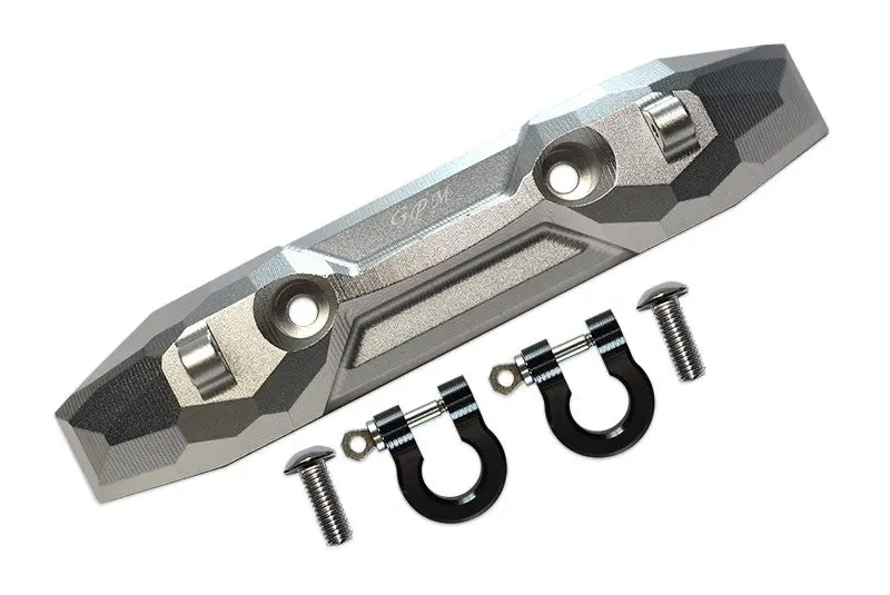 Traxxas E-Revo 2.0 Vxl Brushless (86086-4) Aluminum Rear Bumper With D-Rings -1 Set Silver 1