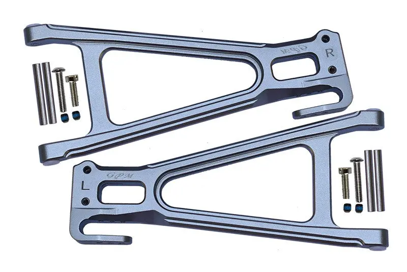 Traxxas E-Revo 2.0 Vxl Brushless (86086-4) Aluminum Rear Lower Suspension Arm - 1Pr Set Gray Silver 1
