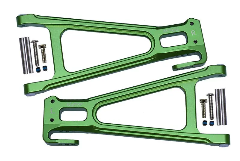 Traxxas E-Revo 2.0 Vxl Brushless (86086-4) Aluminum Rear Lower Suspension Arm - 1Pr Set Green 1