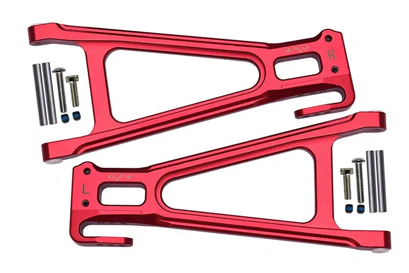 Traxxas E-Revo 2.0 Vxl Brushless (86086-4) Aluminum Rear Lower Suspension Arm - 1Pr Set Red 1