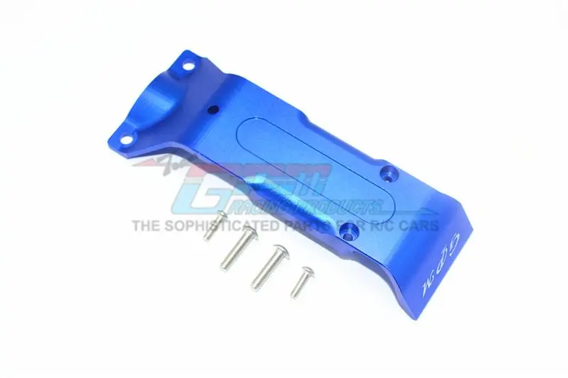 Traxxas E-Revo 2.0 Vxl Brushless (86086-4) Aluminum Rear Skid Plate - 1Pc Set Blue 1