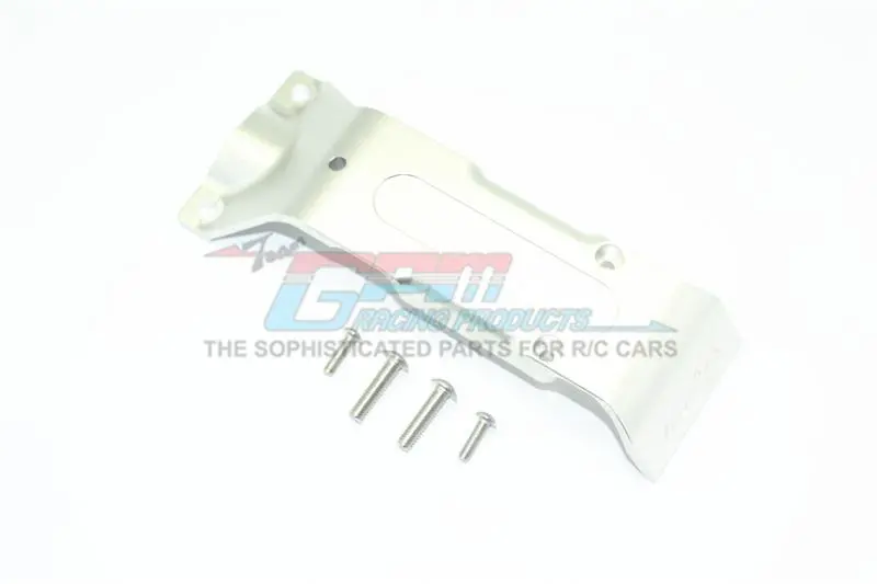 Traxxas E-Revo 2.0 Vxl Brushless (86086-4) Aluminum Rear Skid Plate - 1Pc Set Silver 1