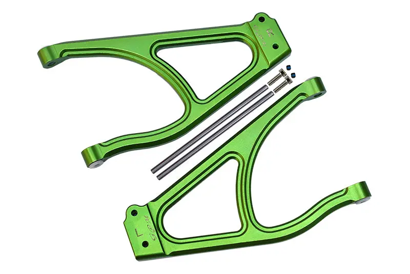 Traxxas E-Revo 2.0 Vxl Brushless (86086-4) Aluminum Rear Upper Suspension Arm - 1Pr Set Green 1