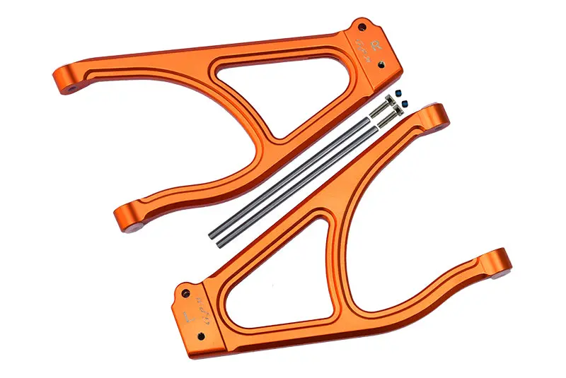 Traxxas E-Revo 2.0 Vxl Brushless (86086-4) Aluminum Rear Upper Suspension Arm - 1Pr Set Orange 1