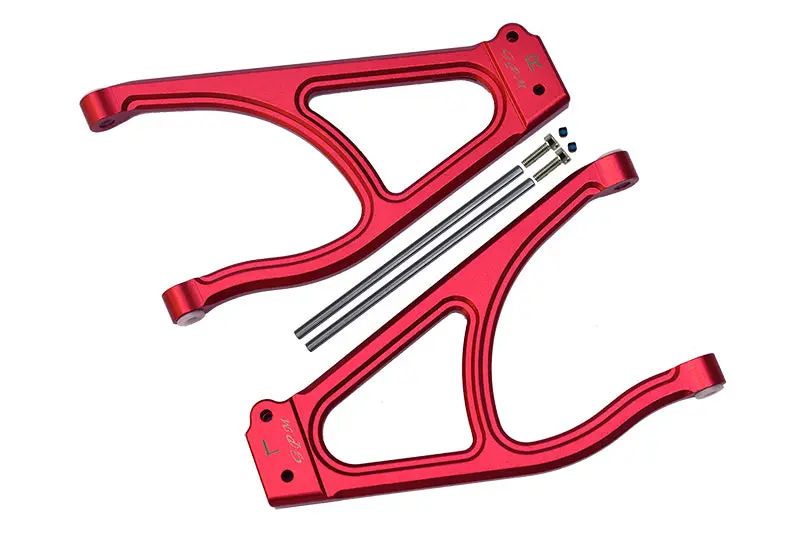 Traxxas E-Revo 2.0 Vxl Brushless (86086-4) Aluminum Rear Upper Suspension Arm - 1Pr Set Red 1