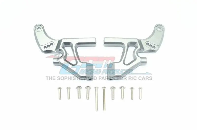 Traxxas E-Revo 2.0 Vxl Brushless (86086-4) Aluminum Rear Wing Arms - 2Pc Set Gray Silver 1