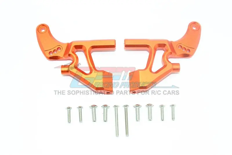 Traxxas E-Revo 2.0 Vxl Brushless (86086-4) Aluminum Rear Wing Arms - 2Pc Set Orange 1