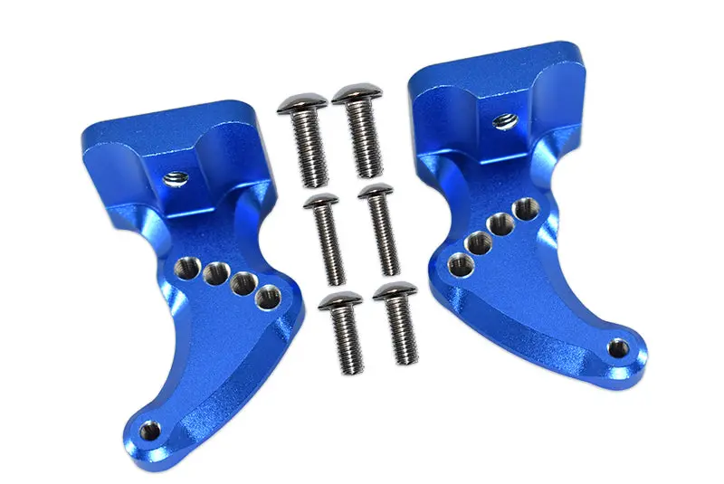 Traxxas E-Revo 2.0 Vxl Brushless (86086-4) Aluminum Rear Wing Mount - 2Pc Set Blue 1