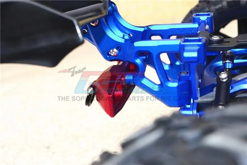 Traxxas E-Revo 2.0 Vxl Brushless (86086-4) Aluminum Rear Wing Mount - 2Pc Set Green 2