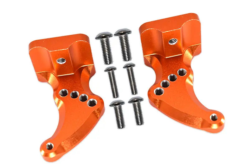 Traxxas E-Revo 2.0 Vxl Brushless (86086-4) Aluminum Rear Wing Mount - 2Pc Set Orange 1