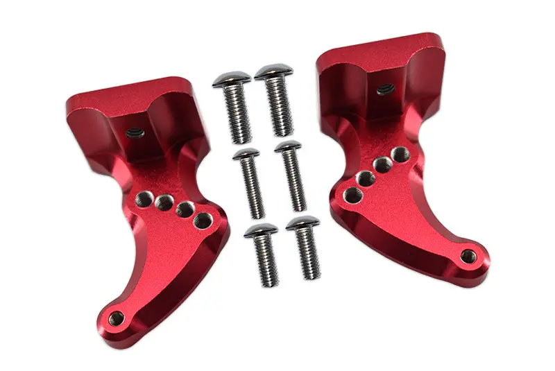 Traxxas E-Revo 2.0 Vxl Brushless (86086-4) Aluminum Rear Wing Mount - 2Pc Set Red 1