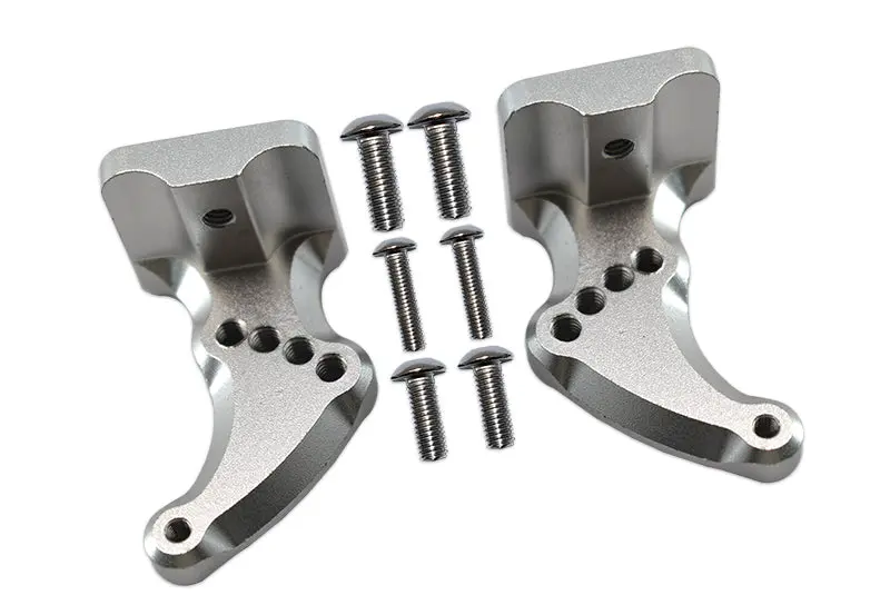 Traxxas E-Revo 2.0 Vxl Brushless (86086-4) Aluminum Rear Wing Mount - 2Pc Set Silver 1