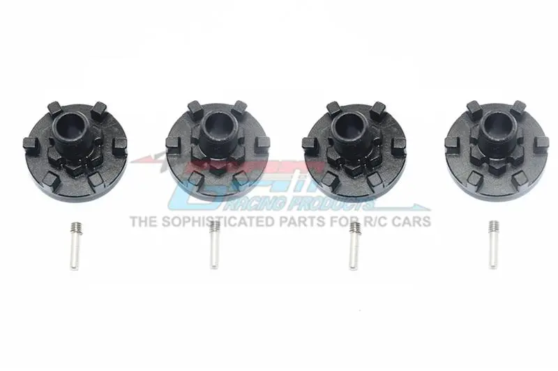 Traxxas E-Revo 2.0 Vxl Brushless (86086-4) Aluminum Wheel Hex Claw - 4Pc Set Black 1