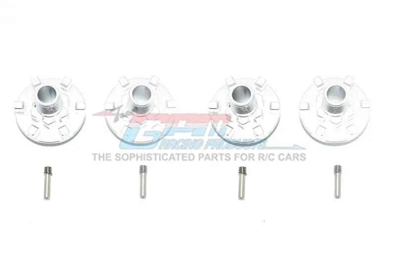 Traxxas E-Revo 2.0 Vxl Brushless (86086-4) Aluminum Wheel Hex Claw - 4Pc Set Silver 1