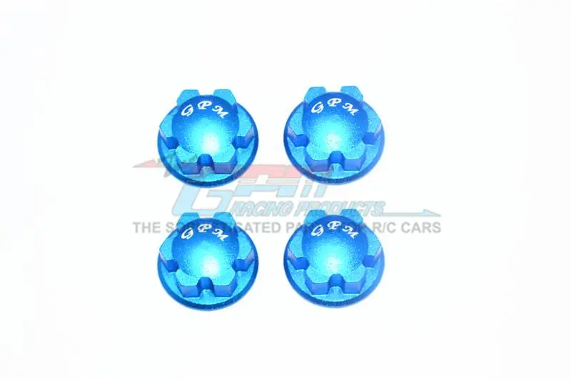 Traxxas E-Revo 2.0 Vxl Brushless (86086-4) Aluminum Wheel Lock - 4Pc Set Blue 1