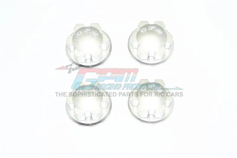 Traxxas E-Revo 2.0 Vxl Brushless (86086-4) Aluminum Wheel Lock - 4Pc Set Silver 1