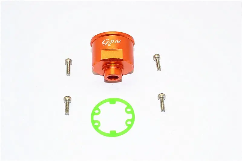 Traxxas E-Revo Aluminum Front/Rear Differential Carrier - 1Pc Set Orange 1