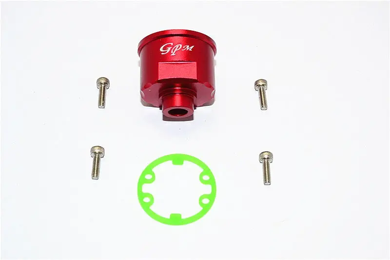 Traxxas E-Revo Aluminum Front/Rear Differential Carrier - 1Pc Set Red 1