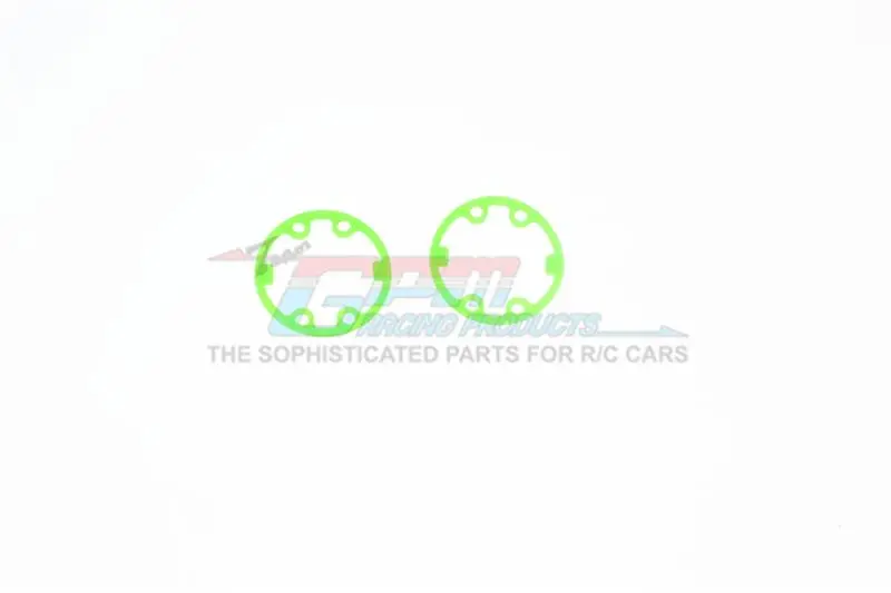 Traxxas E-Revo Brushless (56087-1) Silicone Gasket For Differential Carrier - 2Pc Set Green 1