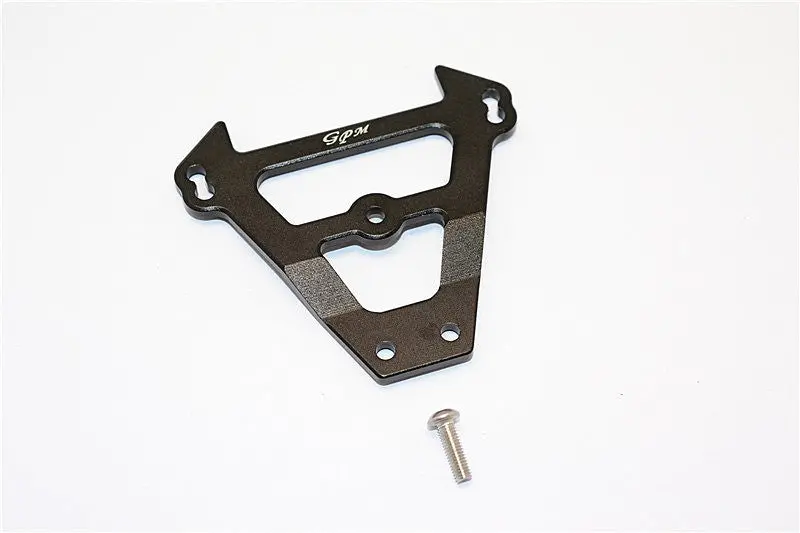Traxxas E-Revo Brushless / E-Revo Vxl 2.0 Aluminum Front Bulkhead - 1Pc Set Black 1