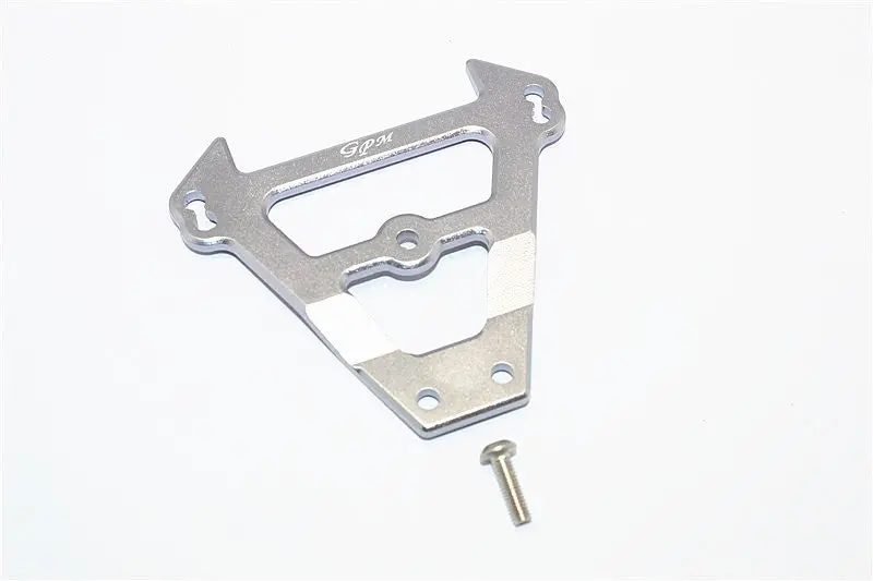 Traxxas E-Revo Brushless / E-Revo Vxl 2.0 Aluminum Front Bulkhead - 1Pc Set Gray Silver 1