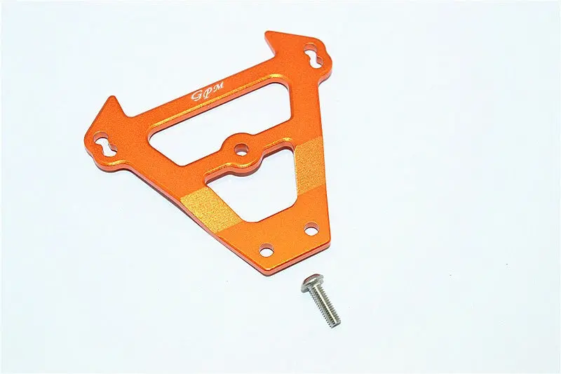 Traxxas E-Revo Brushless / E-Revo Vxl 2.0 Aluminum Front Bulkhead - 1Pc Set Orange 1