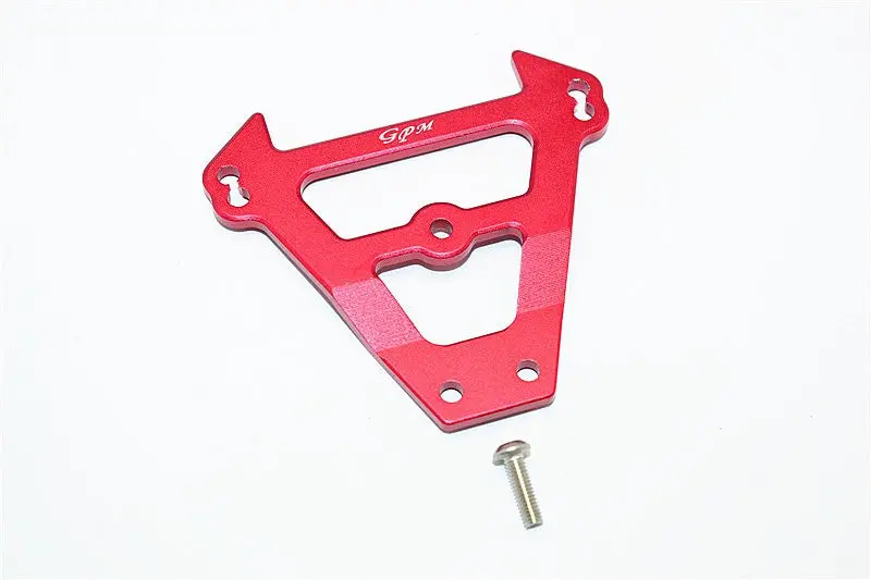 Traxxas E-Revo Brushless / E-Revo Vxl 2.0 Aluminum Front Bulkhead - 1Pc Set Red 1